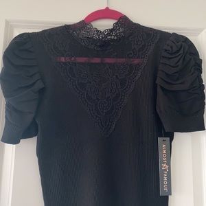 NWT!!! Forever 21 black short sleeve top. Size L. New with tags.